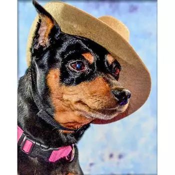 DIY мозаика вышивка крестиком Алмазная вышивка украшение дома алмазная живопись рукоделие собака носить 20X30CM