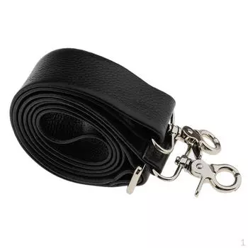 DIY Мужская сумка Сменный ремень Регулируемый кожаный ремень с длинной ручкой Bla