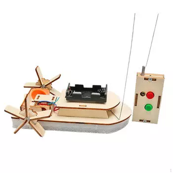 DIY Наборы для научных экспериментов Развивающая игрушка RC лодка Деревообработка Подарочные игрушки Ремесло Строительство