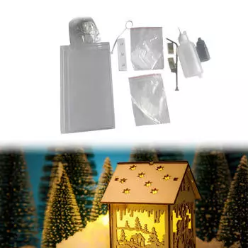 DIY Night Light Material Kit Обучающая игрушка Декор Снежная лампа