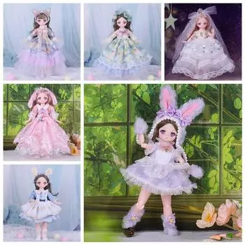 DIY одеваются 30 см куклы одежда мода 1/6 одеваются куклы DIY одежда кукла платье принцессы BJD кукла