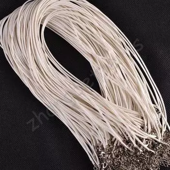 DIY ожерелье из шнура 10 шт. 1,5 мм изготовление ювелирных изделий из натуральной кожи шнур регулируемые цепочки ожерелье подвески фурнитура изящные ювелирные изделия кофейный