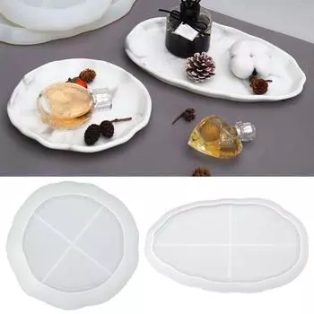 DIY пепельница, смоляная форма, силиконовая форма для ювелирных изделий, тарелка, инструмент для литья, новый прозрачный