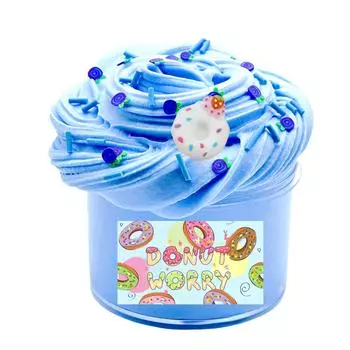 DIY поставки слизи фруктовая слизь ароматерапия давление детская игрушка слизи(70мл) One Size синий