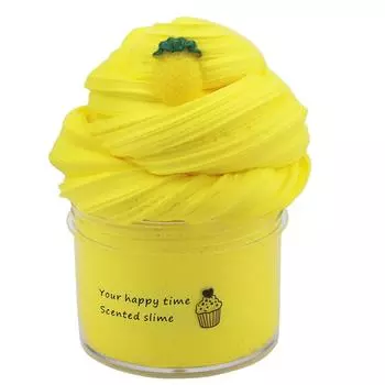 DIY поставки слизи фруктовая слизь ароматерапия давление детская игрушка слизи