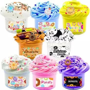 DIY поставки слизи фруктовая слизь ароматерапия давление детская игрушка слизи(70мл) One Size