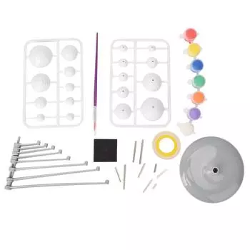 DIY Puzzle Assembling Planetary Solar System Toy Kid Educational Toy