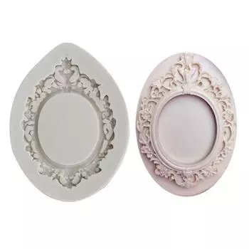 DIY Рамка Силиконовые Смола Формы Кондитерские Изделия Украшения Торта Инструменты ,Помадка Для Формы Для Выпечки ,Кухонные Принадлежности Для Выпечки серый