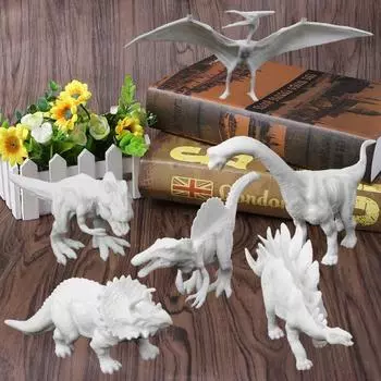 DIY раскраска живопись животное модель динозавра рисунок граффити детские игрушки