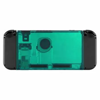 DIY Rear Housing Shell Compatible with eXtremeRate Switch Console with Kickstand Shell Not Included - Joy-Con [Emerald Green]