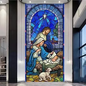 DIY Религиозная Дева Мария Алмазная Роспись Специальные Алмазы Крест Художественная Вышивка Набор Мозаика Картина Гостиная Домашний Декор Подарки Full Round 20x40CM