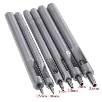 Diy ремень пробивая кожаный дырокол полый сверлильный инструмент ремесло кожаный дырокол