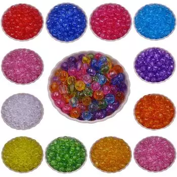 DIY ремесла 20/40 шт. 8/10 мм свободные бусины для изготовления ювелирных изделий круглый шар кулон оптовая продажа ожерелье браслет 8mm белый