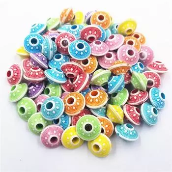 DIY ремесла популярные находки 1 комплект для изготовления ювелирных изделий ожерелье браслет свободные бусины акрил heart