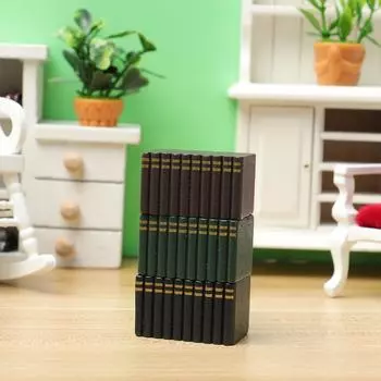 DIY ремесла украшения дома комплект кукольный дом миниатюрные книги мебельный декор аксессуары для кукольного домика