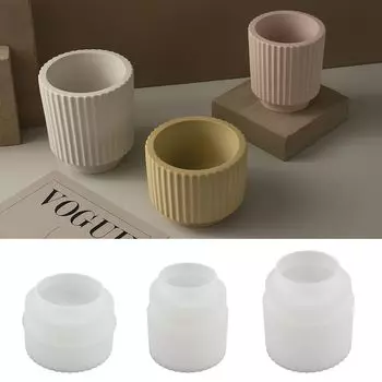 DIY ремесло форма для банки для свечей, круглая коробка для хранения, форма для творчества, свеча, сосуд, домашний декор