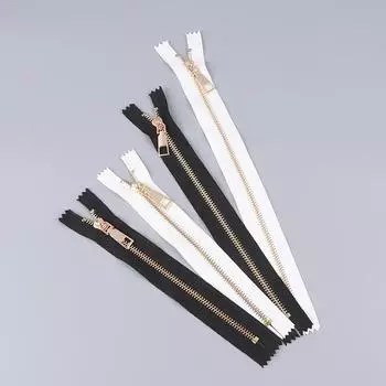 DIY ремонт швейная фурнитура аксессуары 20/25/30 см металлические молнии закрытые автоматические замки-молнии для сумки одежда 25CM белый