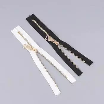 DIY ремонт швейная фурнитура аксессуары 20/25/30 см металлические молнии закрытые автоматические замки-молнии для сумки одежда 20CM чёрный