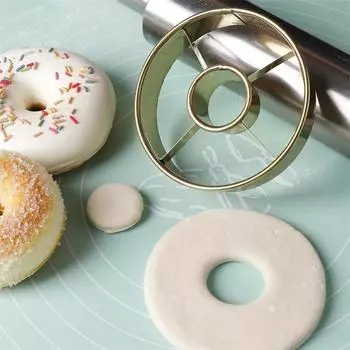 DIY резак для хлеба, нержавеющие формочки для печенья, многофункциональная форма для пончиков из нержавеющей стали, кондитерские изделия