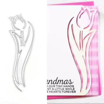 DIY Роза Металлические штампы Ремесленные штампы Высечка Тиснение Картон Декоративная рамка серебряный