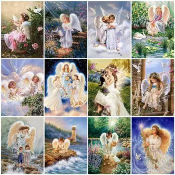 DIY Рождественский подарок 5D Фея Бабочка DIY Алмазная вышивка Картина Вышивка крестом 30x40cm