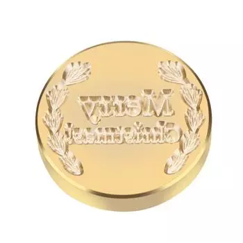 DIY Рождественский сургучный штамп, сургуч для головы, винтажный конверт с письмом, классическое приглашение, латунный штамп