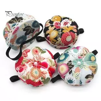 DIY ручной браслет с тыквой иглодержатель Ретро Булавка Подушка Швейные инструменты чёрный