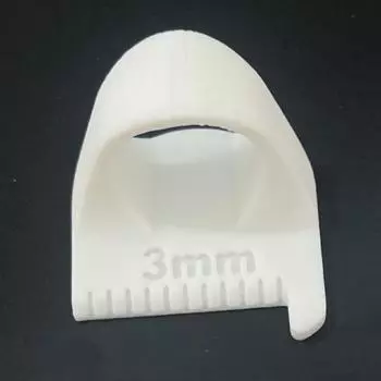 DIY Ручные швейные приспособления Защитник для пальцев Домашний швейный край Швейные трафареты Аксессуары Практичные помощники 3mm белый