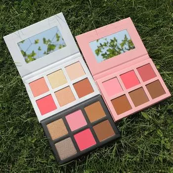 DIY Румяна Матовые Румяна Ремонт Высокоглянцевый Водостойкий Осветляющий Макияж Фиксирующий Пудра 1#