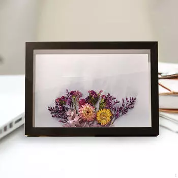 DIY Shadow Box деревянная рамка память настенный декор настольный большой глубокий витринный шкаф для детей Black