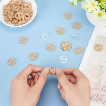 DIY Шляпа Шляпы Акриловые пуговицы Вязаный держатель для помпонов Креативные съемные пуговицы с помпонами