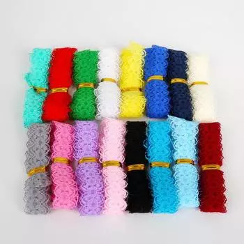 DIY Швейные аксессуары для юбки Рождественские поделки DIY Шитье Трикотажная юбка Аксессуары Кружевная лента Декоративная кружевная лента Ювелирный аксессуар фиолетовый