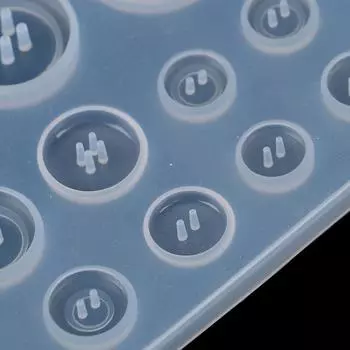 DIY силиконовая форма для изготовления ювелирных изделий для ожерелья из смолы, пуговица, форма для рукоделия one size