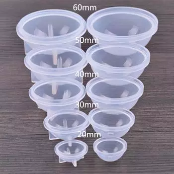 DIY силиконовые бусины шар 20-60 мм сфера эпоксидная смола глобус форма сфера смола изготовление ювелирных изделий 30mm