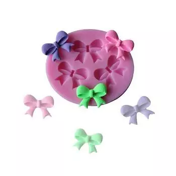 DIY силиконовые формы торт печенье инструменты бантом плесень кружева помадка торт плесень