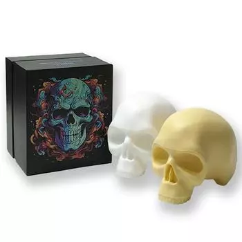 DIY силиконовый череп татуировки практика принадлежности для татуировок макияж аксессуары красота 3D голова пустая вышивка татуировка для художников жёлтый