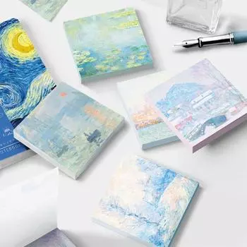 DIY Скрапбукинг не липкие заметки картина маслом серии отрывной блокнот блокнот канцелярские принадлежности