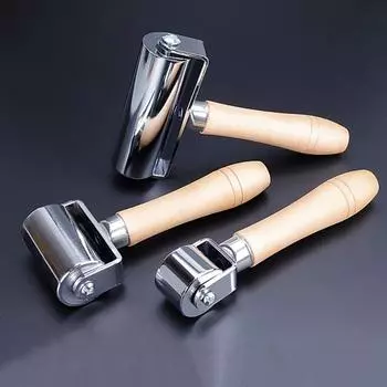 DIY Smoother квилтинг клей ламинирование деревянный шов ролик край ролик кожа пресс-пластина инструмент 26mm