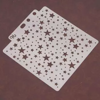 DIY Starry Star Painting Hollow Template Stencils for Painting Wall Scrapbooking Photo Album Embossing Paper Cards Crafts Gift