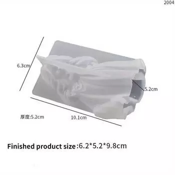 DIY Stereoscopic Princess Epoxy Mold Cute Girl Soap Making Sculpture and Figurines Silicone Mould Plaster Body Candle Art A