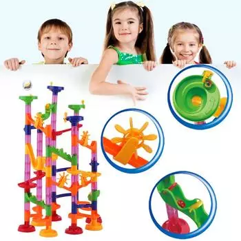 DIY строительные шарики трек пластиковые домостроительные блоки игрушки на Рождество yllLh