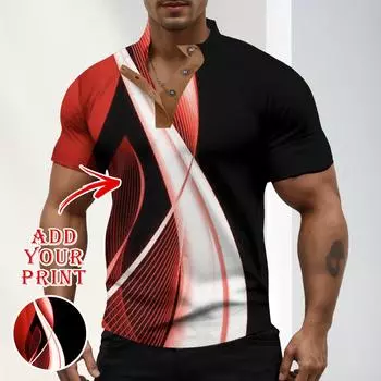 Летняя мужская рубашка на пуговицах с воротником-стойкой и короткими рукавами, повседневная модная рубашка своими руками L белый