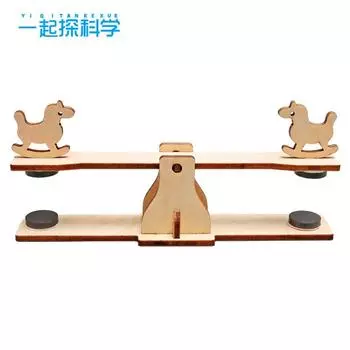 DIY Технология Мелкое производство Детские игрушки Магнитные качели Ученик Научный эксперимент Популярный научный материал Упаковка древесина
