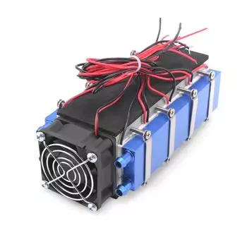 DIY Термоэлектрический охладитель Полупроводниковый охладитель 576 Вт Высокомощное Охлаждающее Устройство Воздух разноцветный