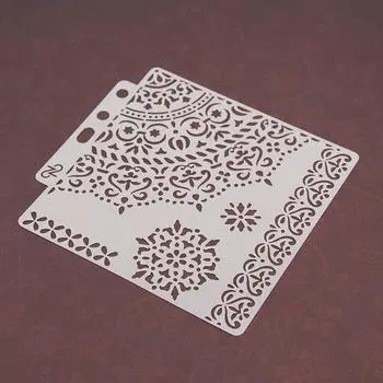 DIY трафареты для наслоения настенная живопись раскраска тиснение альбом шаблон декора настенная живопись