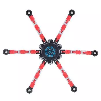 DIY трансформируемая игрушка для пальцев, скрученная деформированная механическая игрушка для снятия стресса для детей и взрослых, красная красный