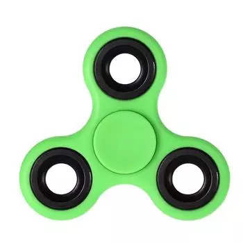 DIY Tri Fidget Spinner 360Hand Finger Spinner Гибридный вращающийся подшипник с вращающимся виджетом Фокус зелёный