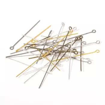 DIY ювелирные аксессуары: 9-образные иглы для бисероплетения браслетов и ожерелий (200 шт./упаковка) 22mm (200 pcs/pack)