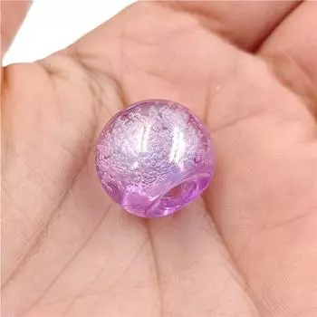 DIY ювелирные аксессуары изысканные бусины-пузыри креативные подвески для изготовления браслетов 10 шт. круглое модное ожерелье цвета AB 17 мм чёрный