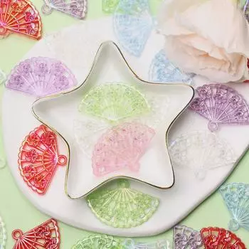 DIY ювелирные аксессуары веерные бусины 10/20 шт. Материалы ручной работы листовые бусины AB цвет позолоченный край модная роза Cabbage leaf/20pcs шампанского